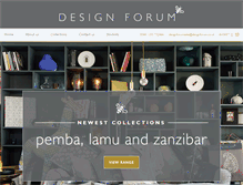 Tablet Screenshot of designforum.co.uk