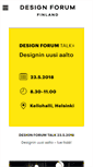 Mobile Screenshot of designforum.fi