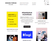 Tablet Screenshot of designforum.fi